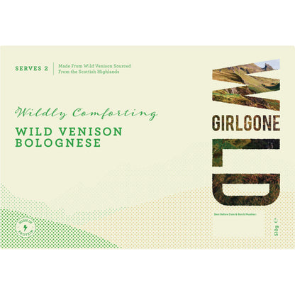 Wild Venison Bolognese, Serves 2