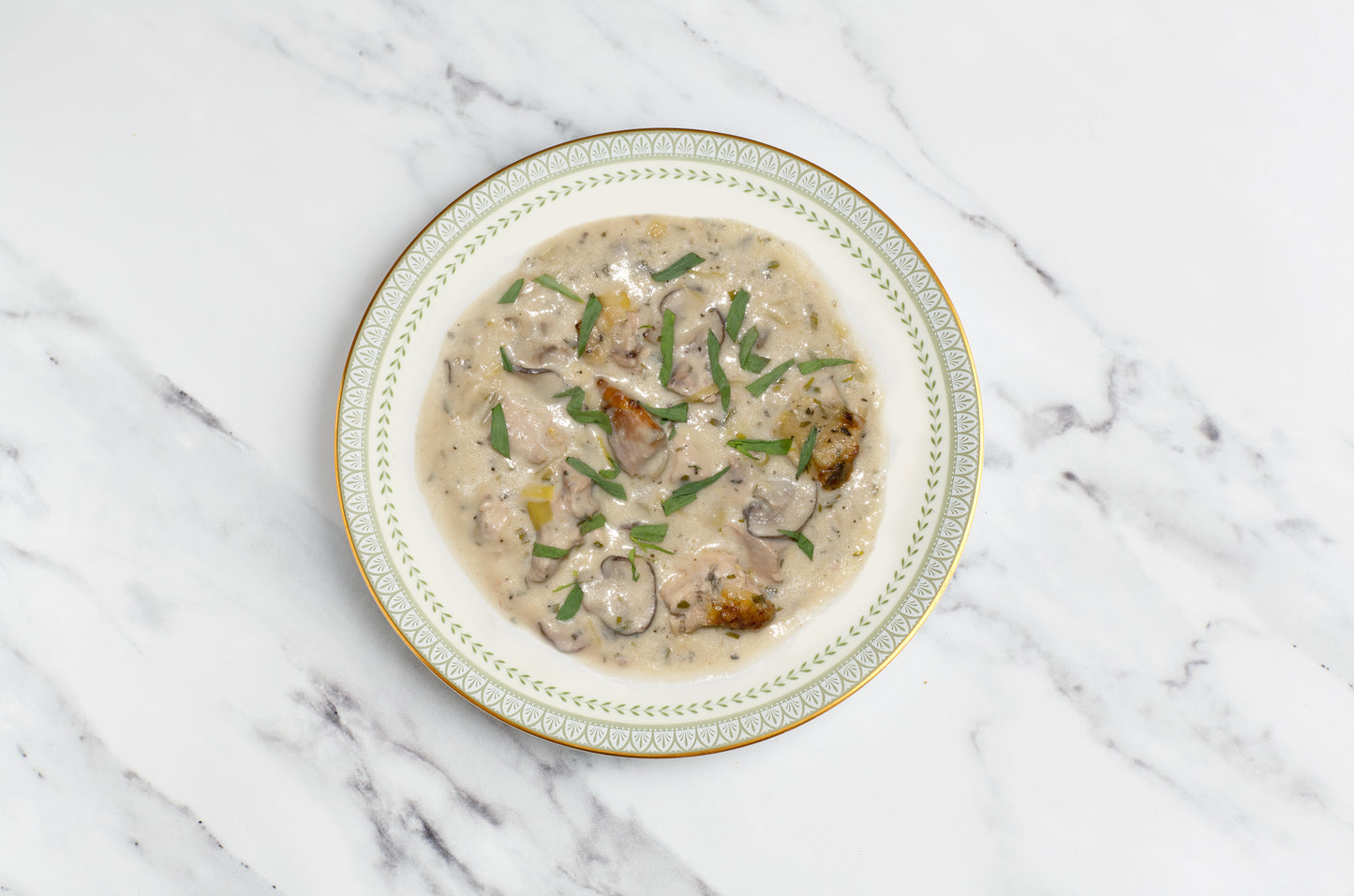 Pheasant with Creamy Tarragon Sauce, Serves 2